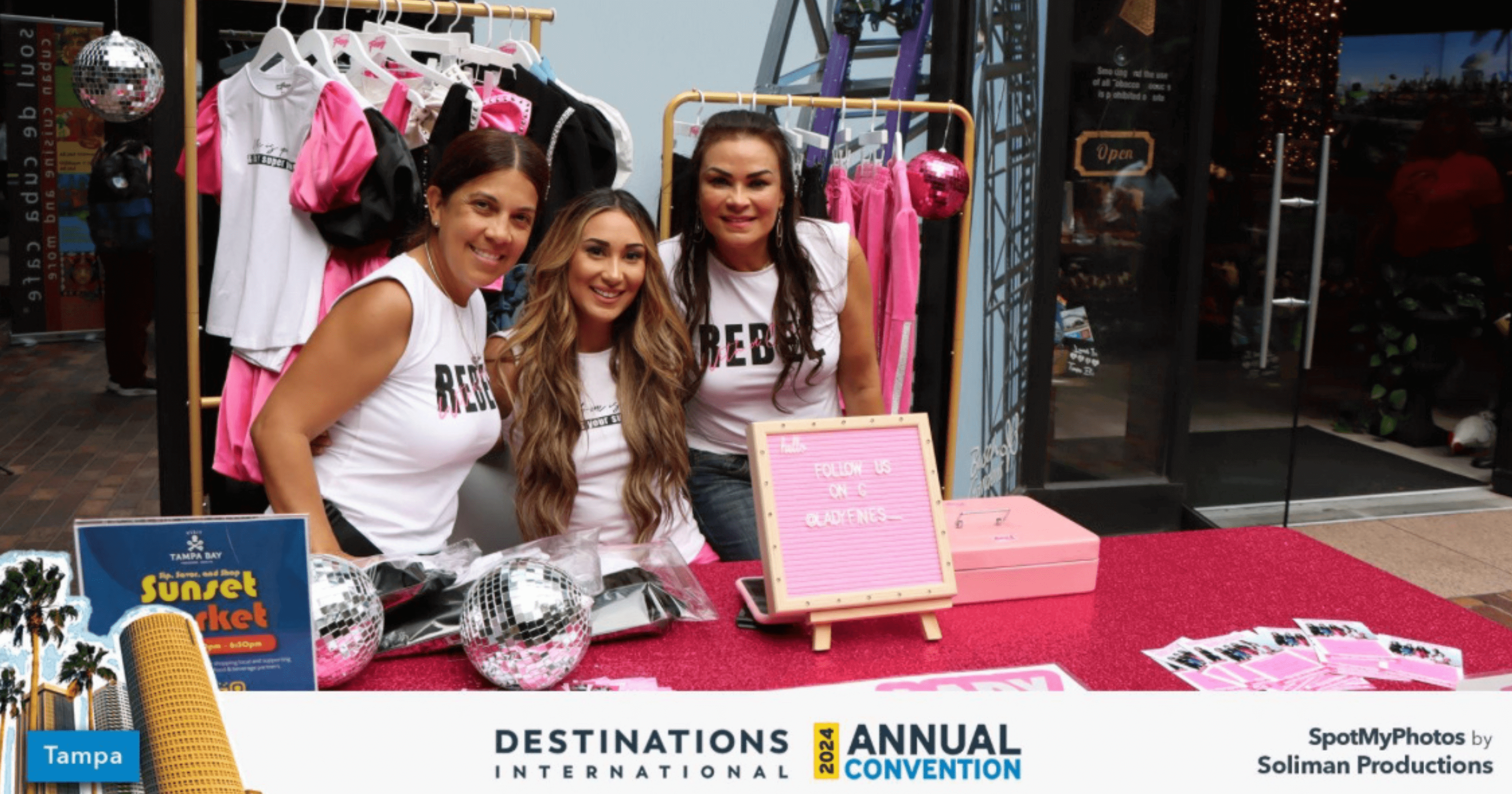 Sharing adaptive fashion at a Visit Tampa Bay event